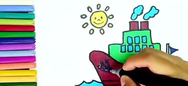 عکس نقاشی دخترانه لباس