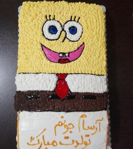 عکس کیک تولد ارسام