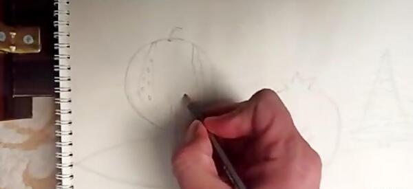 عکس نقاشی ساده ی سردار سلیمانی