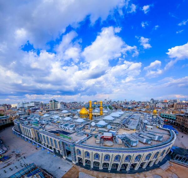 عکس از آسمان کربلا