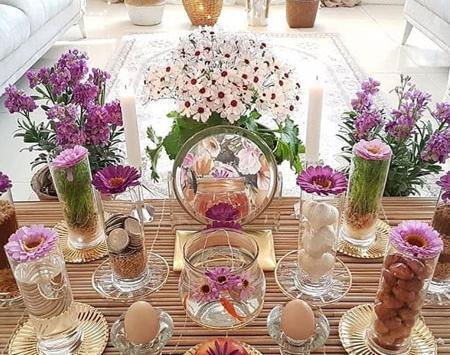 عکس ایده ای برای سفره هفت سین