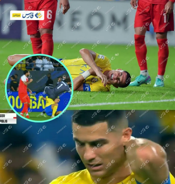 عکس گردن رونالدو