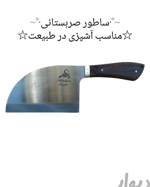 عکس چاقوی آشپزی در طبیعت