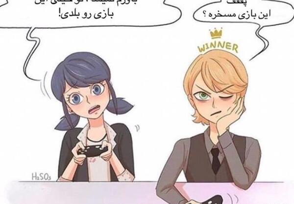 عکس میراکلس لیدی باگ و کت نوار