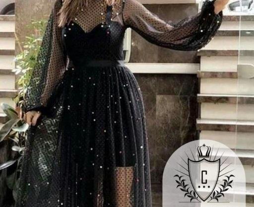 عکس لباس مجلسی دخترانه توری