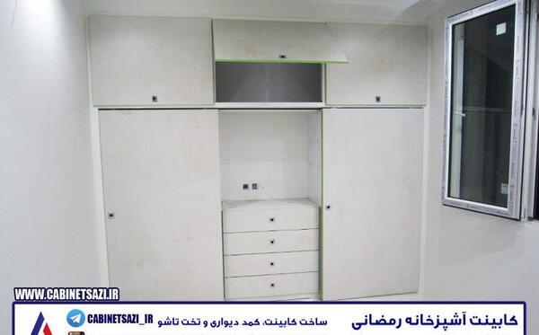 عکس کمد دیواری سفید