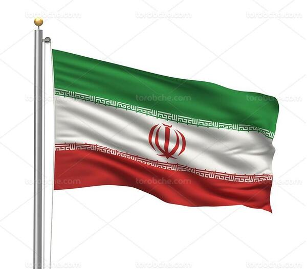 عکس پرچم ایران با میله