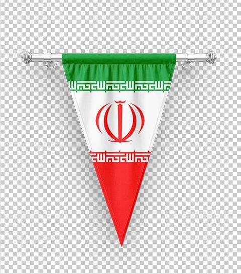 عکس پرچم ایران با میله