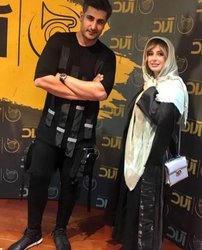 عکس شهاب مظفری با همسرش