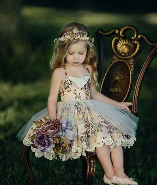 عکس لباس دخترانه کوچولو