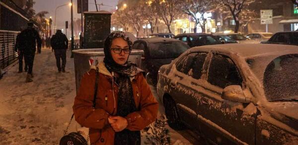 عکس برف در تهران