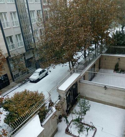 عکس برف در تهران
