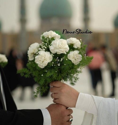 عکس دونفره عاشقانه با چادر