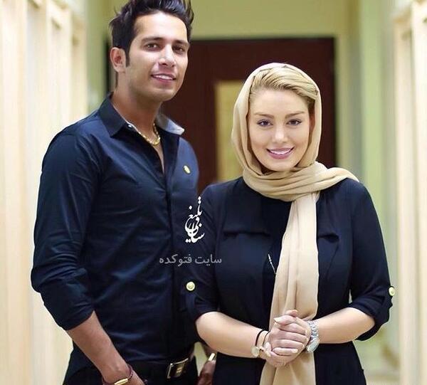 عکس سحر قریشی در استخر