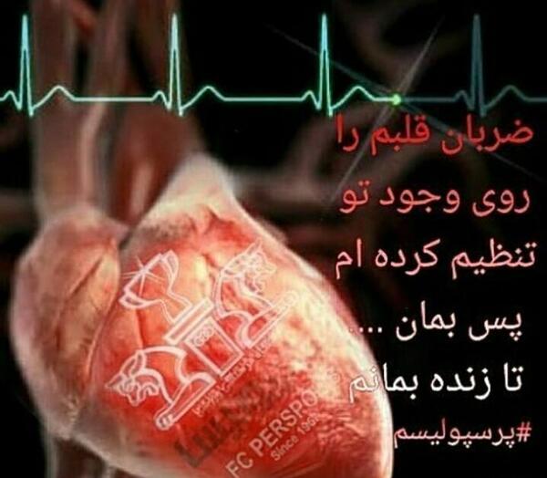عکس ضربان قلب پرسپولیس