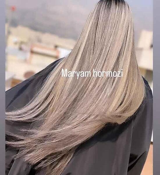 عکس رنگ مو هایلایت