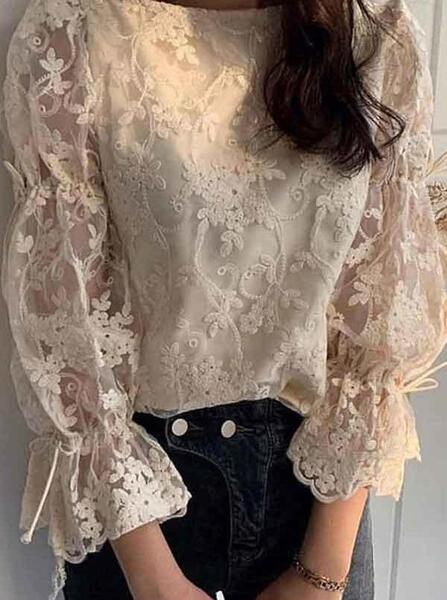 عکس بلوز گیپور زنانه
