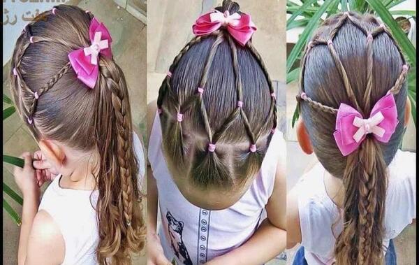 عکس بافت مو حلقه ای