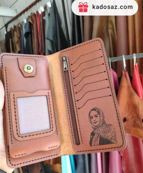 عکس کیف پول چرم مردانه