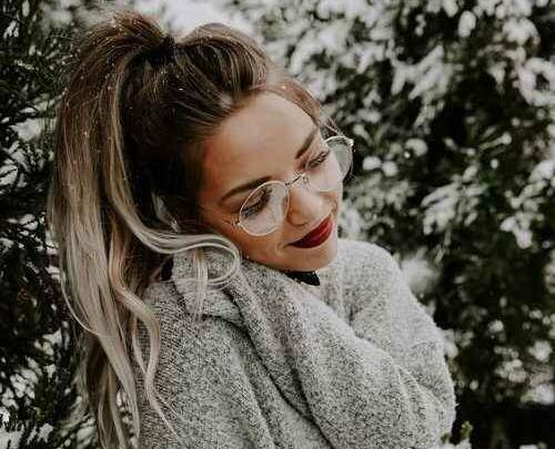 عکس پروفایل دخترانه برفی