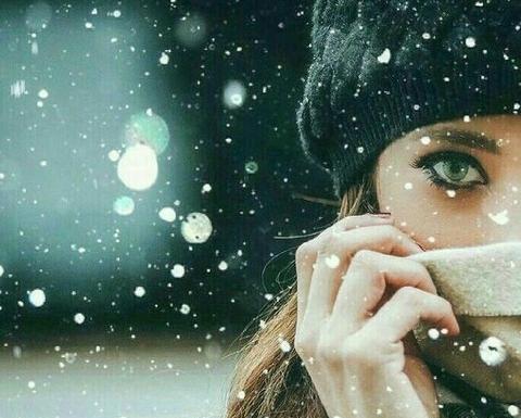 عکس پروفایل دخترانه برفی