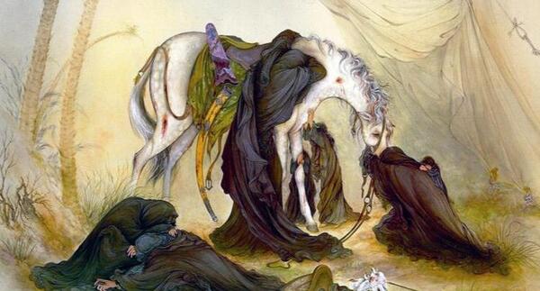 عکس امام حسین زخمی