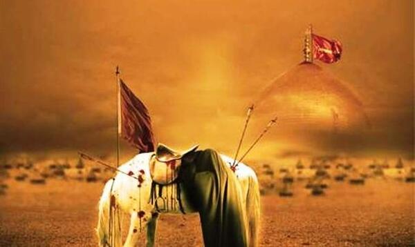 عکس امام حسین زخمی