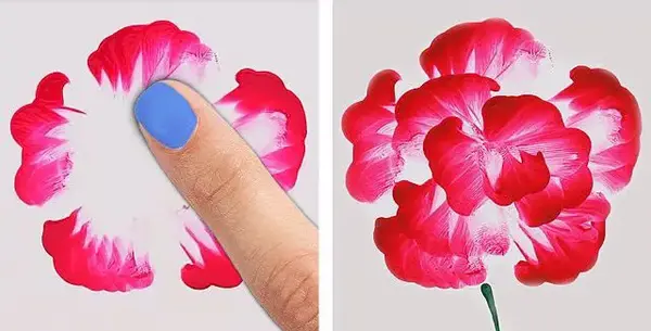 عکس نقاشی ساده با گواش