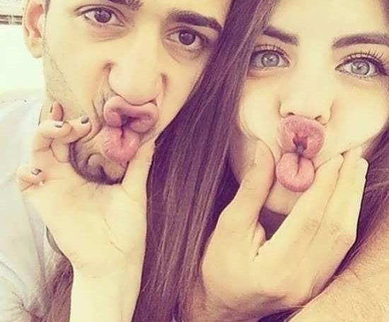 عکس ژست دونفره سلفی