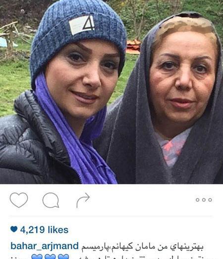 عکس مادر برزو ارجمند