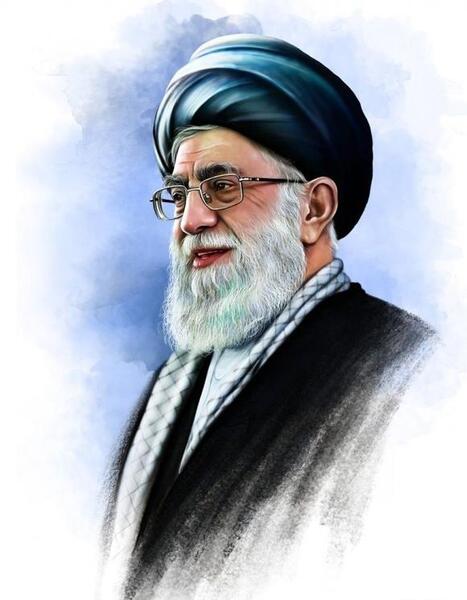 عکس رهبر ایران خامنه ای