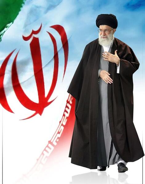 عکس رهبر ایران خامنه ای