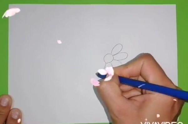 عکس نقاشی ساده و زیبا از فصل بهار