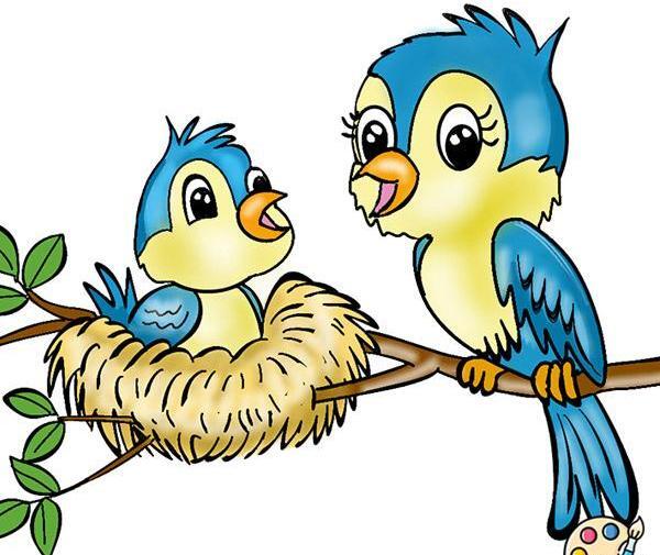 عکس نقاشی فانتزی پرنده