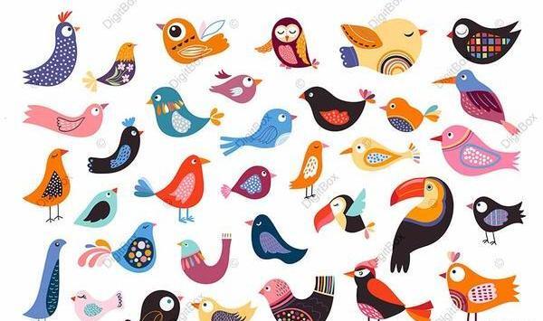 عکس نقاشی فانتزی پرنده