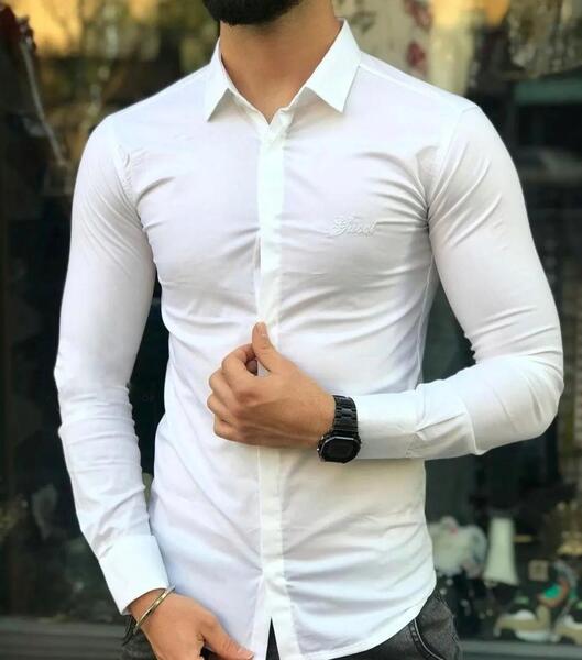 عکس پیراهن سفید مردانه