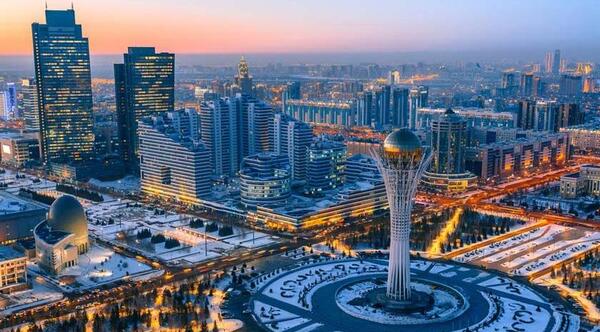 عکس پرچم قزاقستان