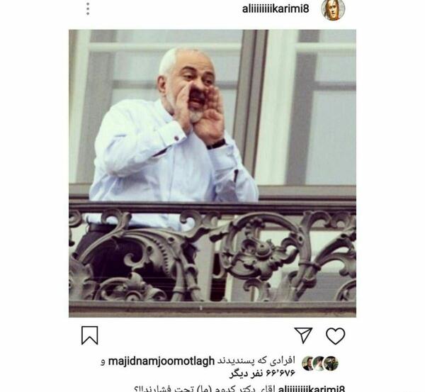 عکس آقای کریمی گزارشگر خندوانه