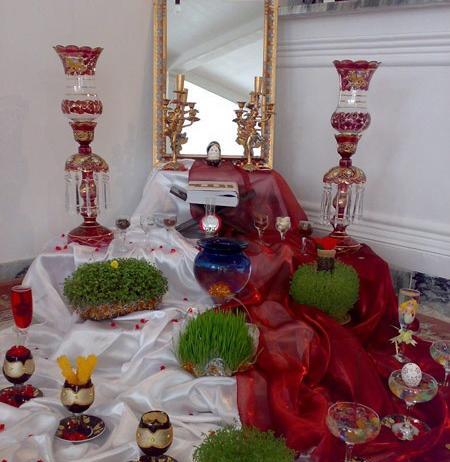 عکس ایده چیدمان هفت سین۹۸
