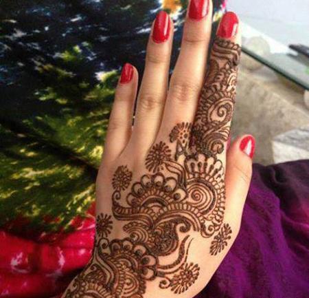 عکس ایده حنا برای عروسی