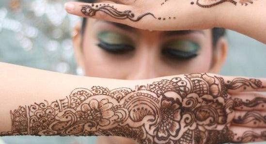 عکس ایده حنا برای عروسی
