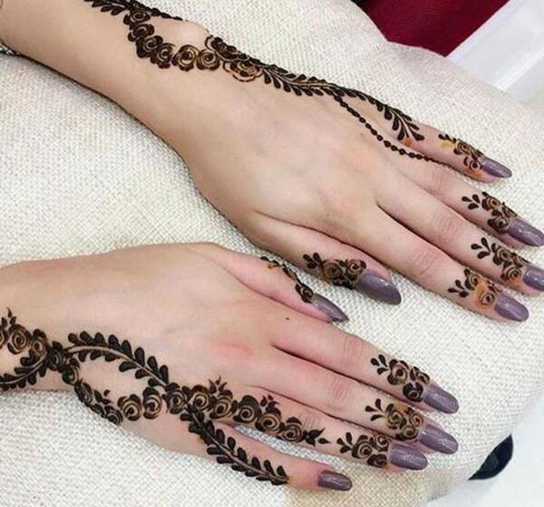 عکس ایده حنا برای عروسی