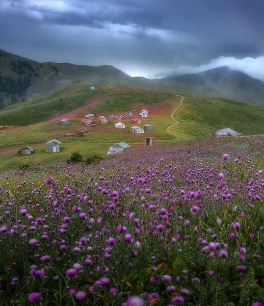 عکس هوایی قلعه رودخان