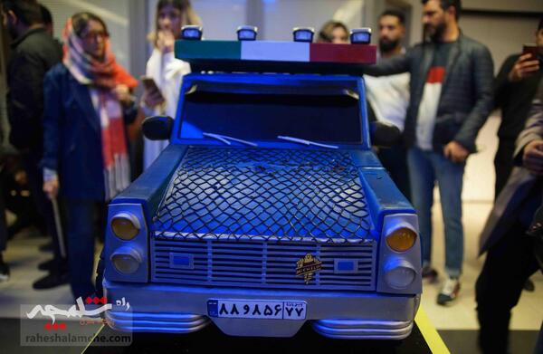 عکس کیک نیسان آبی
