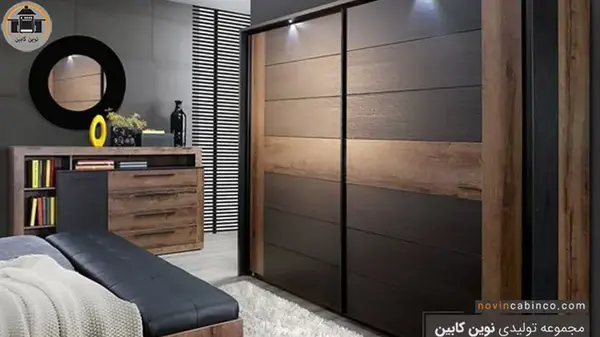 عکس کمد دیواری چوبی