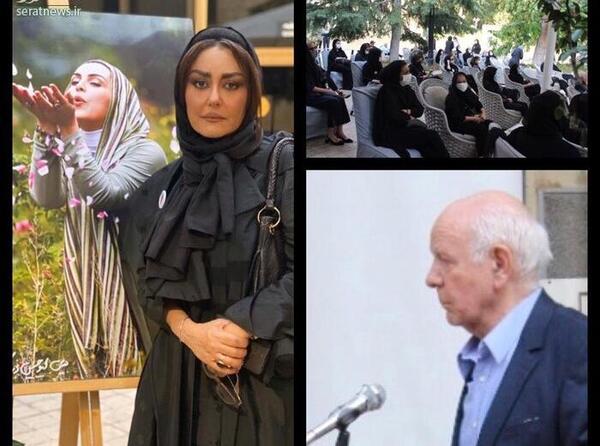 عکس مراسم دفن ماه چهره خلیلی