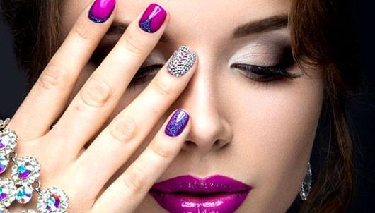 عکس طرح ناخن مرمری