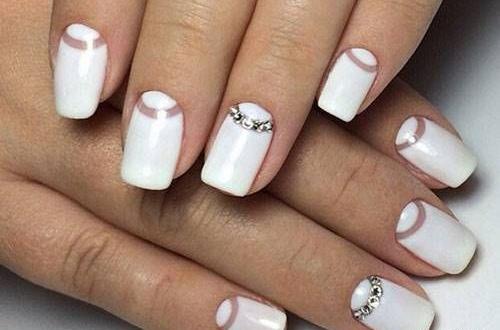 عکس مدل کاشت ناخن کوتاه ساده