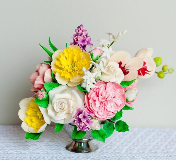 عکس حلقه گل طبیعی