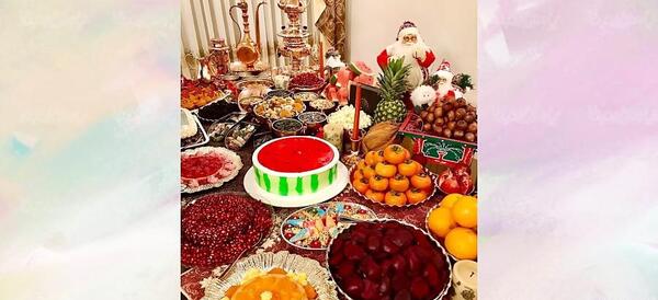عکس سفره تزیین شب یلدا